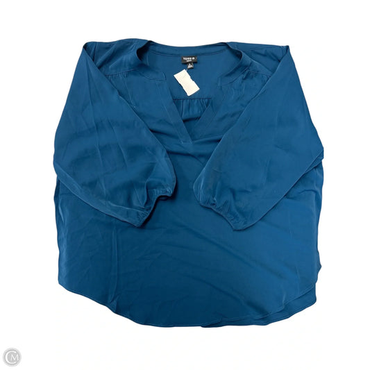 Top Long Sleeve By Torrid In Blue, Size: 2x