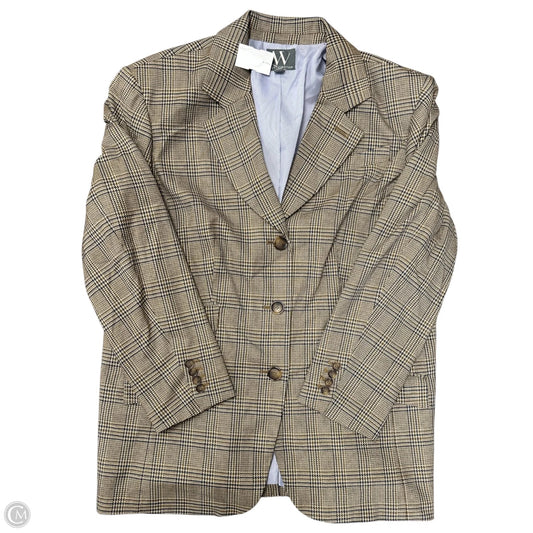 Blazer By Worthington In Blue & Brown, Size: 20