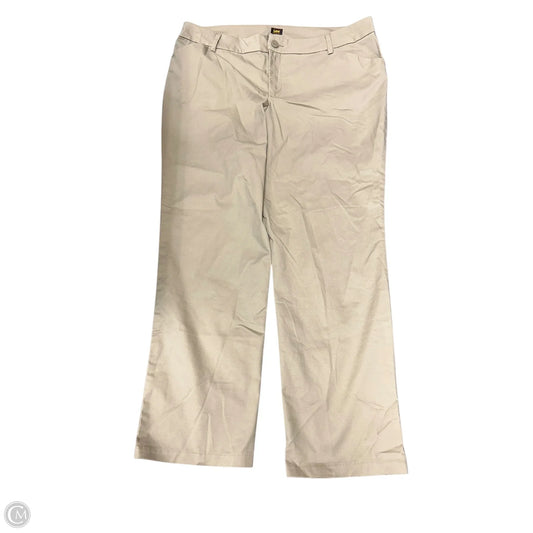 Pants Dress By Lee In Tan, Size: 18