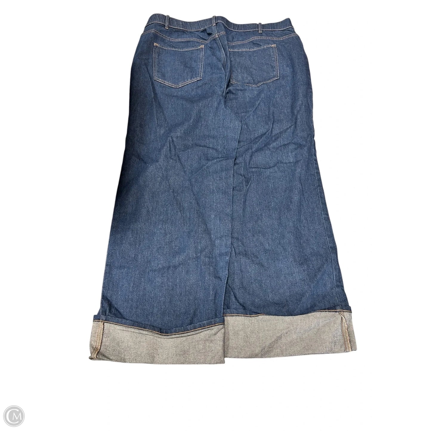 Jeans Wide Leg By J. Jill In Blue Denim, Size: 20