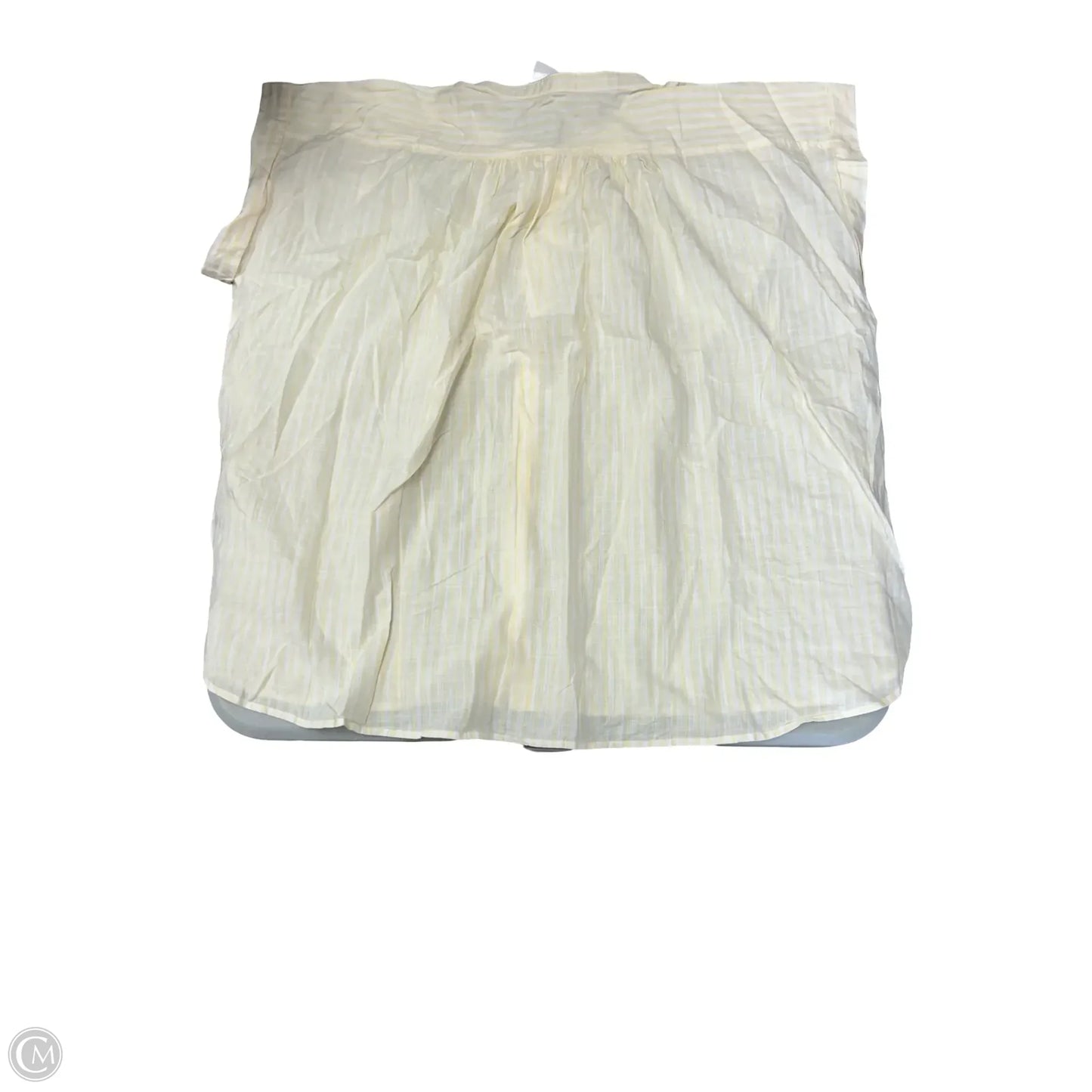 Blouse Short Sleeve By Loft In Yellow, Size: Xxl