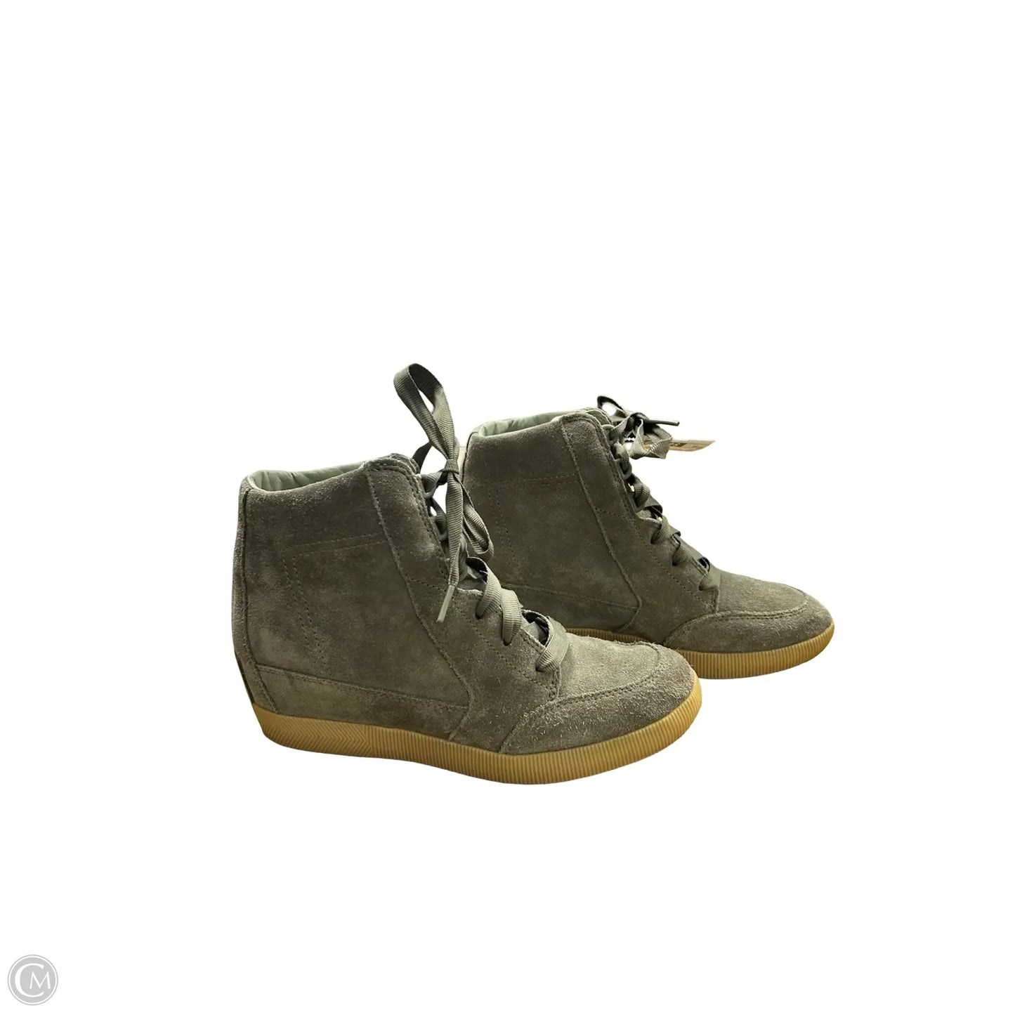 Boots Ankle Heels By Sorel In Green, Size: 10