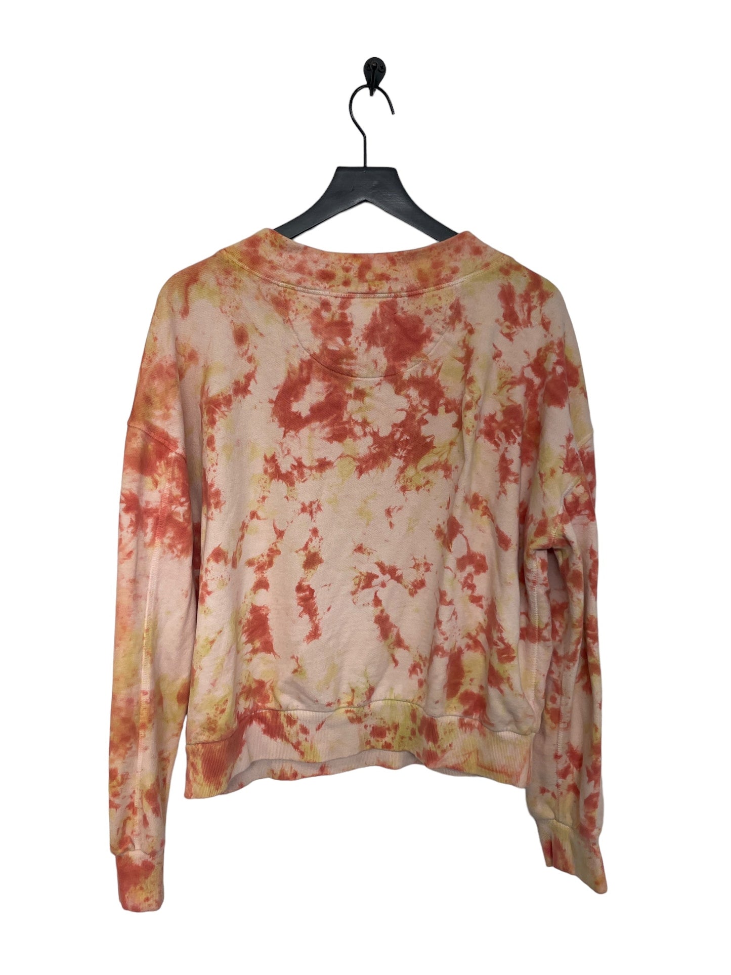 Tie Dye Print Sweatshirt Crewneck Pilcro, Size Xl