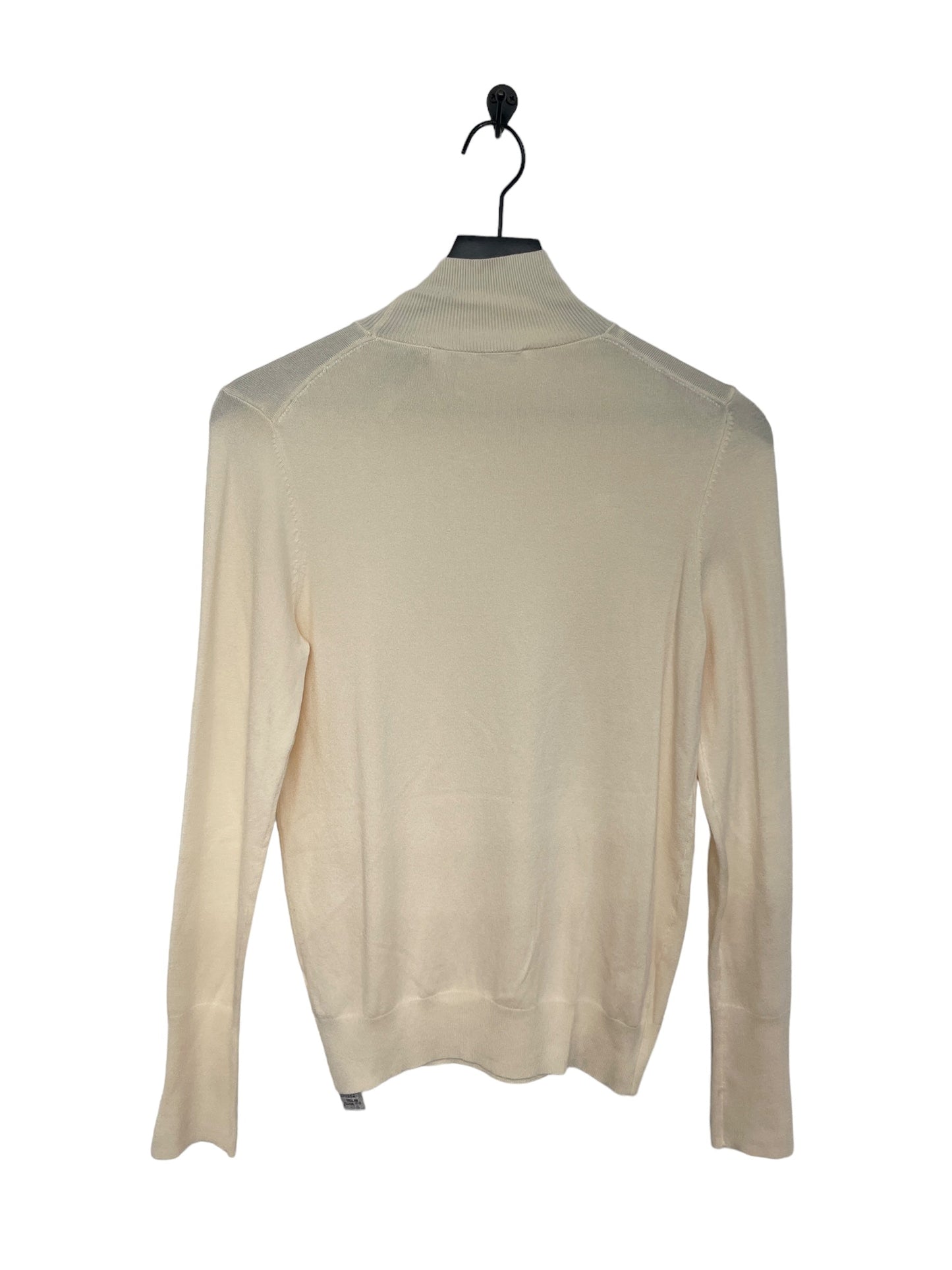 Cream Top Long Sleeve Zara, Size M