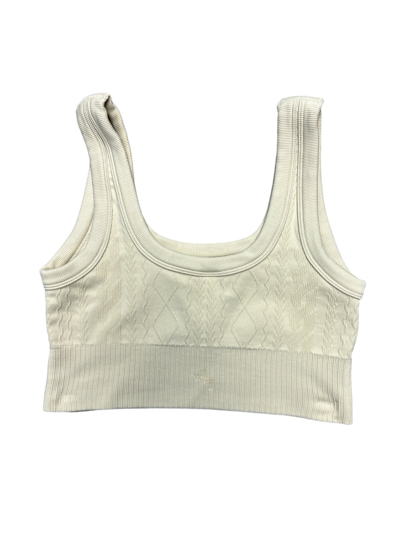 Athletic Bra By Joy Lab In Cream, Size: S