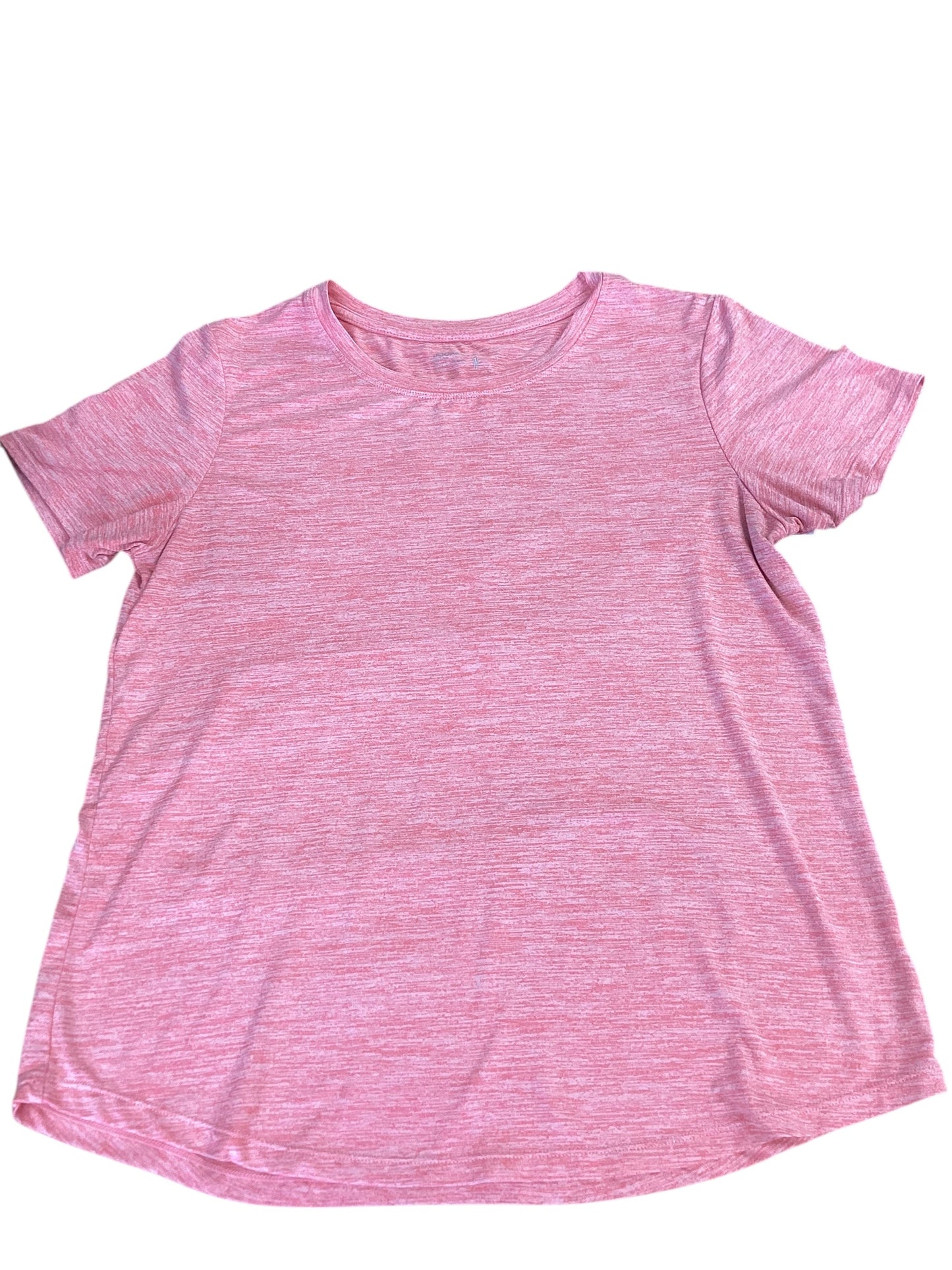 Athletic Top Short Sleeve By Jockey In Pink, Size: M