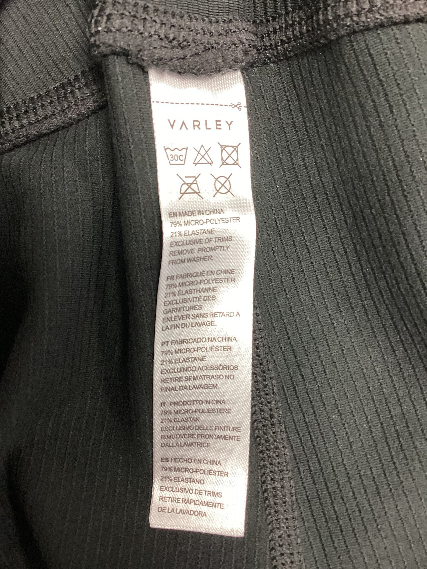 Athletic Leggings By Varley In Black, Size: M