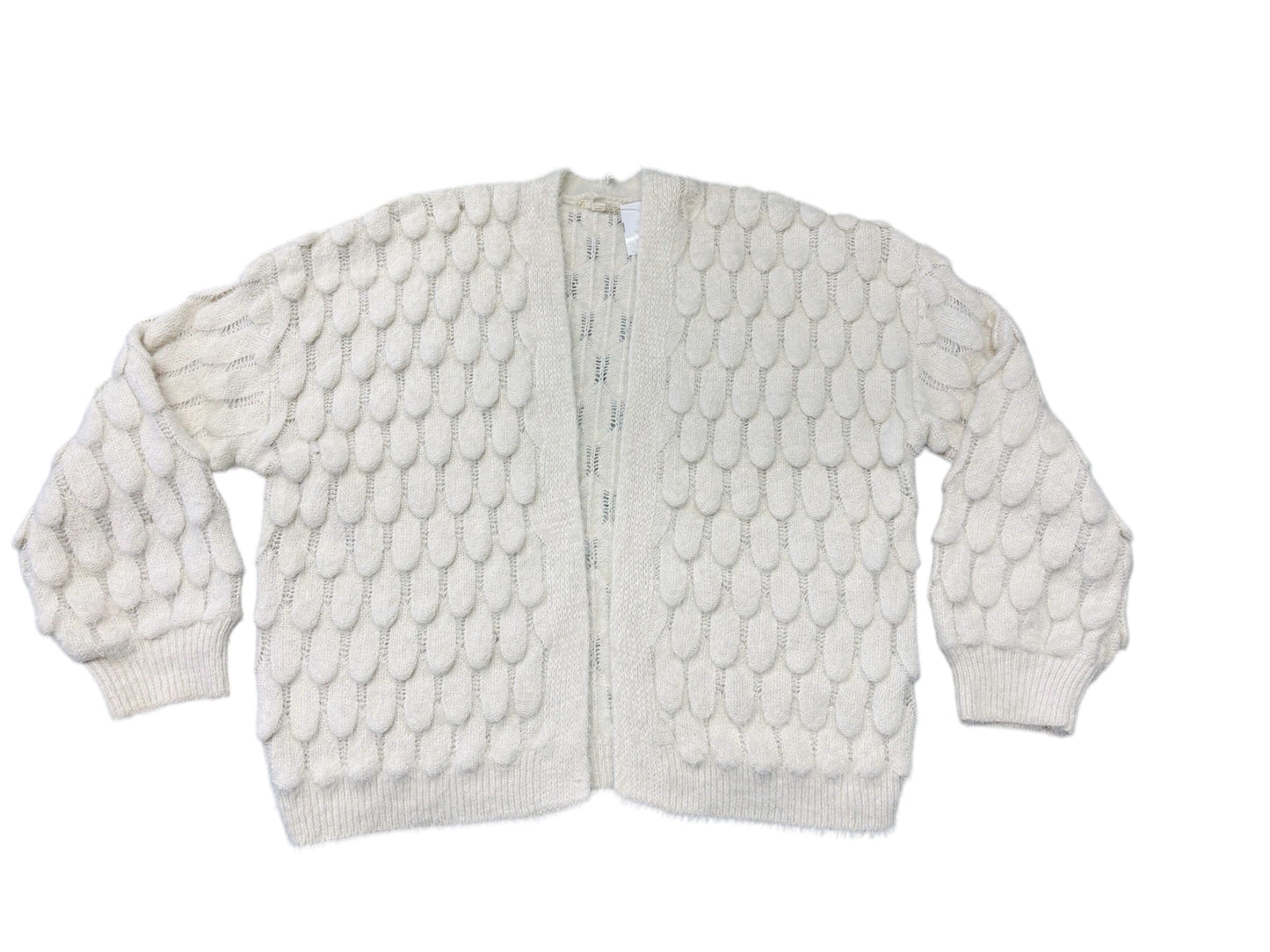 Sweater Cardigan By Mystree In Cream, Size: L