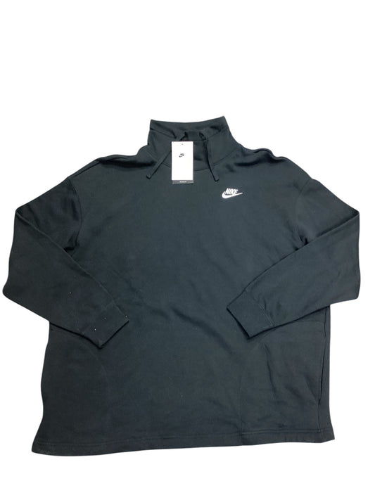 Sweatshirt Collar By Nike In Black, Size: L