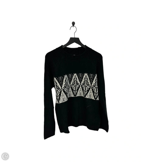 Sweater By Croft And Barrow In Black & White, Size: Xl