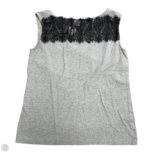Top Sleeveless By Cabi In Grey, Size: M