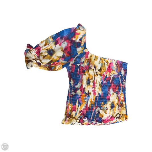 Top Short Sleeve By Andthewhy In Multi-colored, Size: M