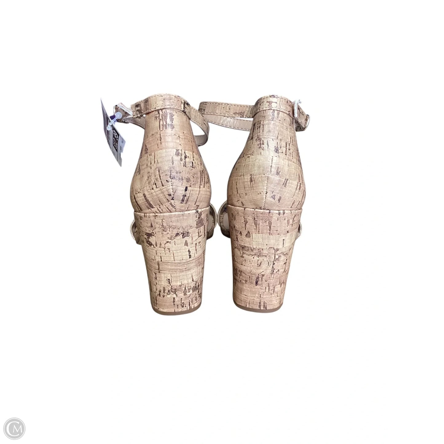 Sandals Heels Block By A New Day In Tan, Size: 7