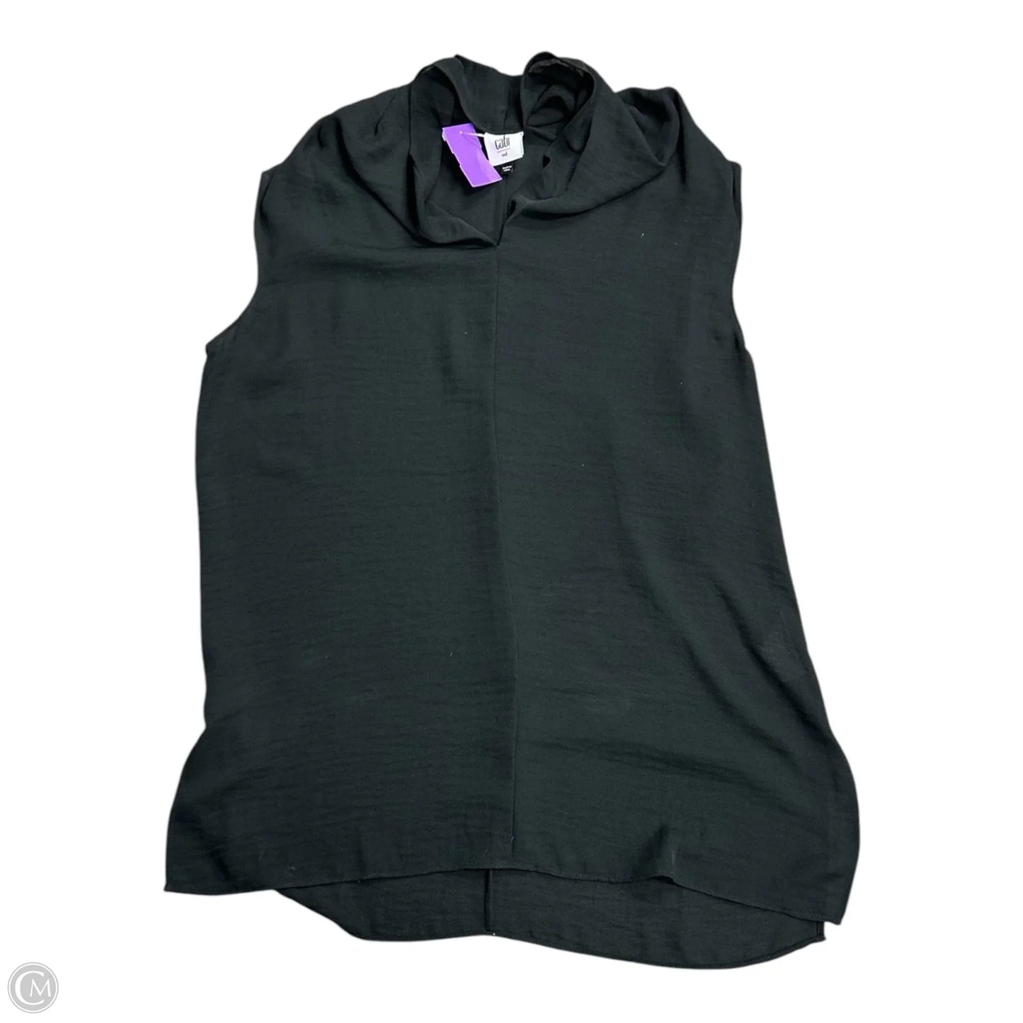 Top Sleeveless By Cabi In Black, Size: M