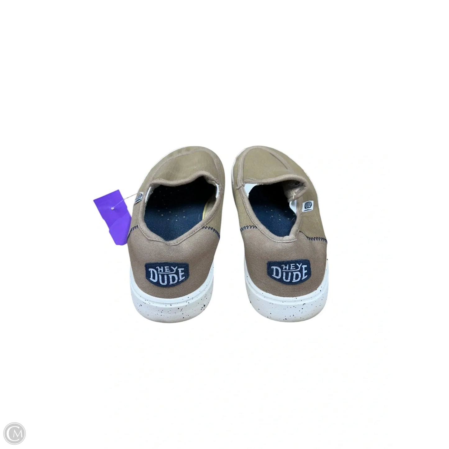 Shoes Flats By Hey Dude In Tan, Size: 8