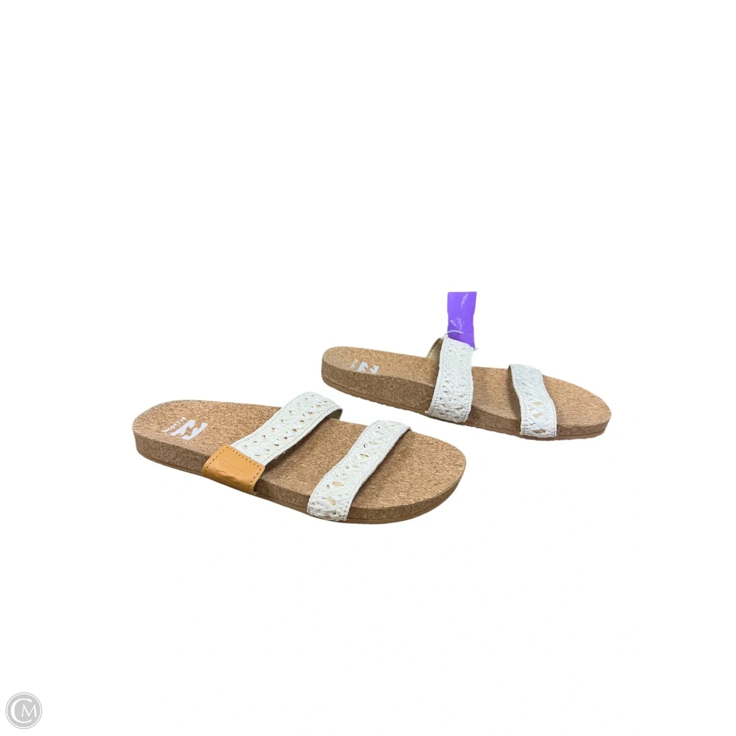 Sandals Flats By Billabong In Cream, Size: 9