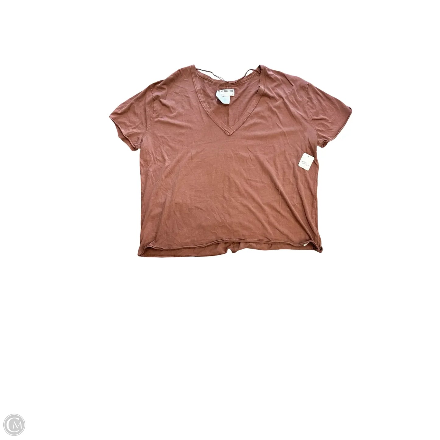 Top Short Sleeve By We The Free In Brown, Size: L
