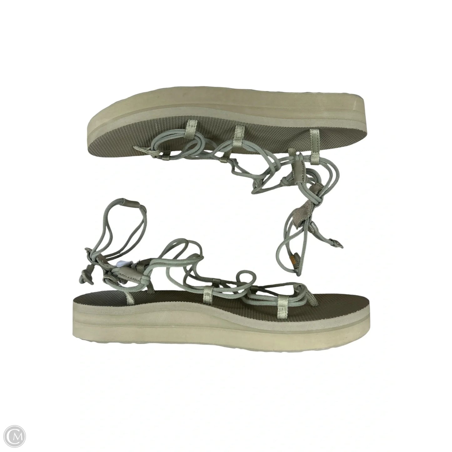 Sandals Flats By Teva In Green, Size: 10
