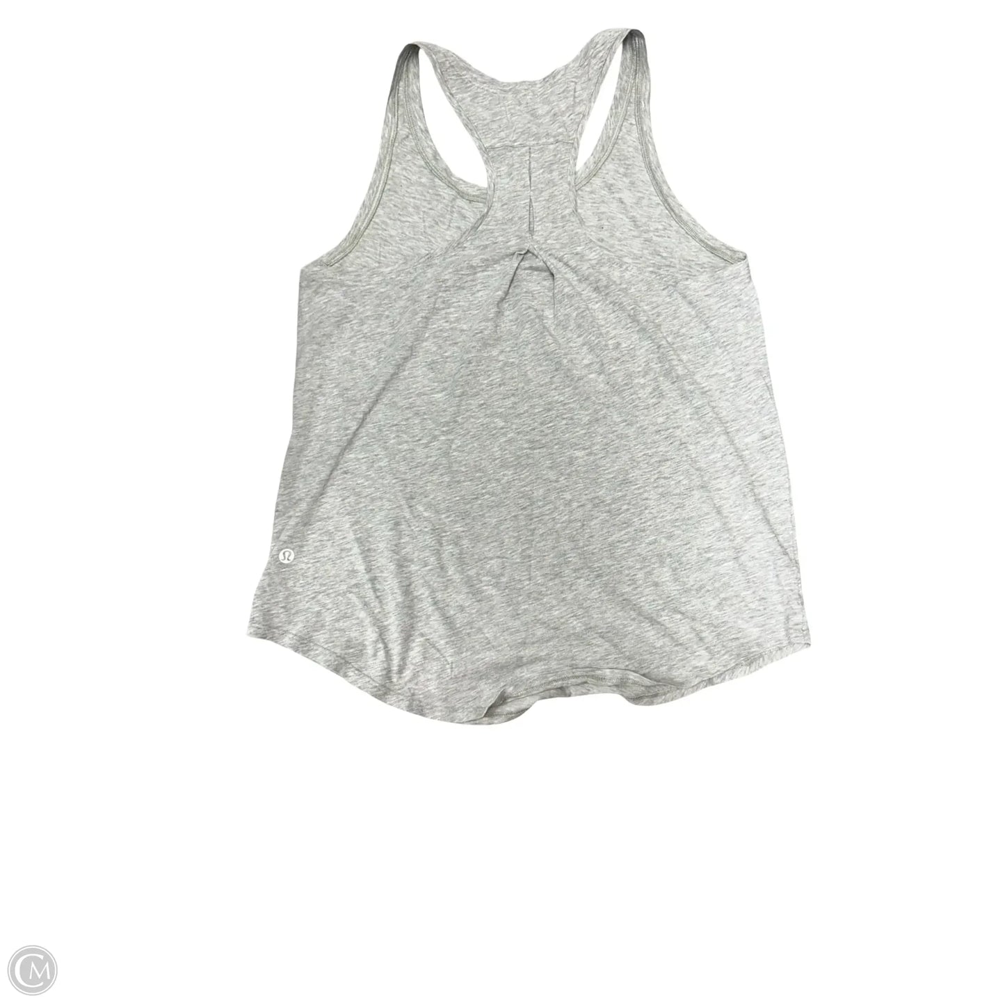 Athletic Tank Top By Lululemon In Grey, Size: M