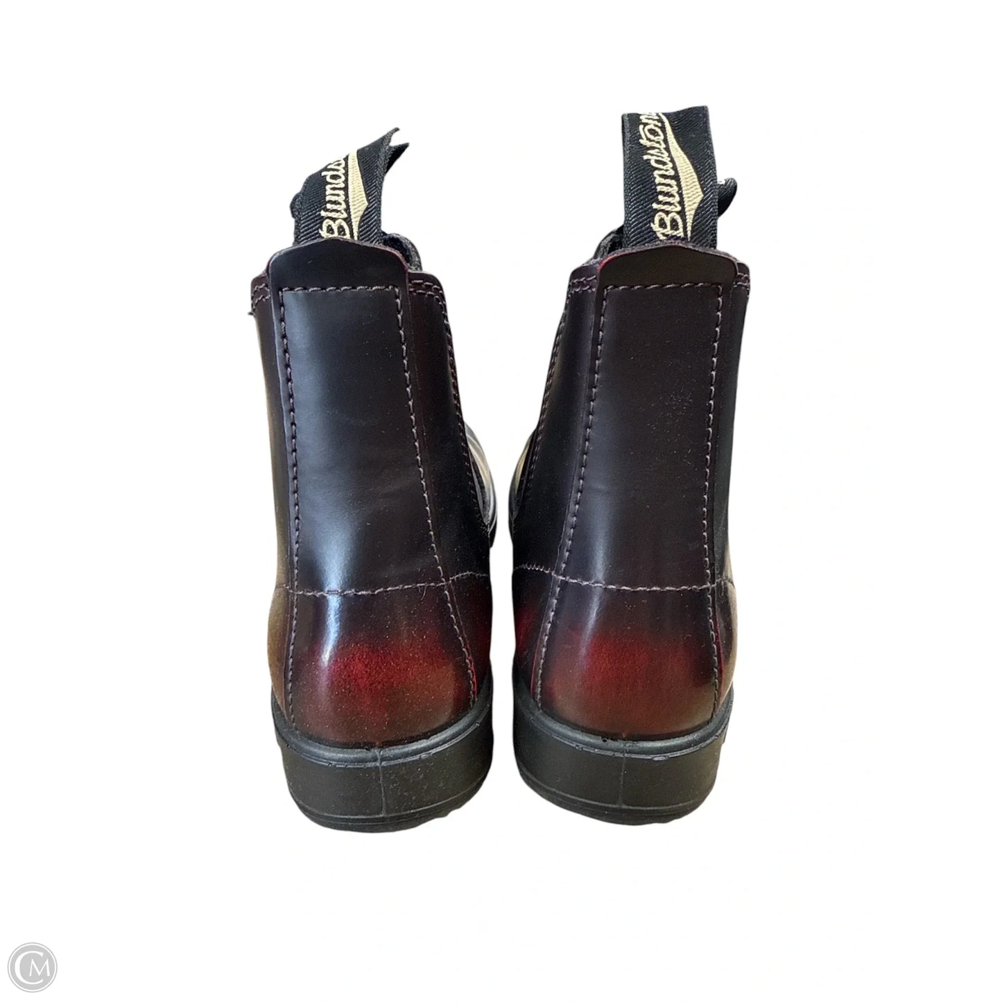 Boots Ankle Flats By Cma In Maroon, Size: 7