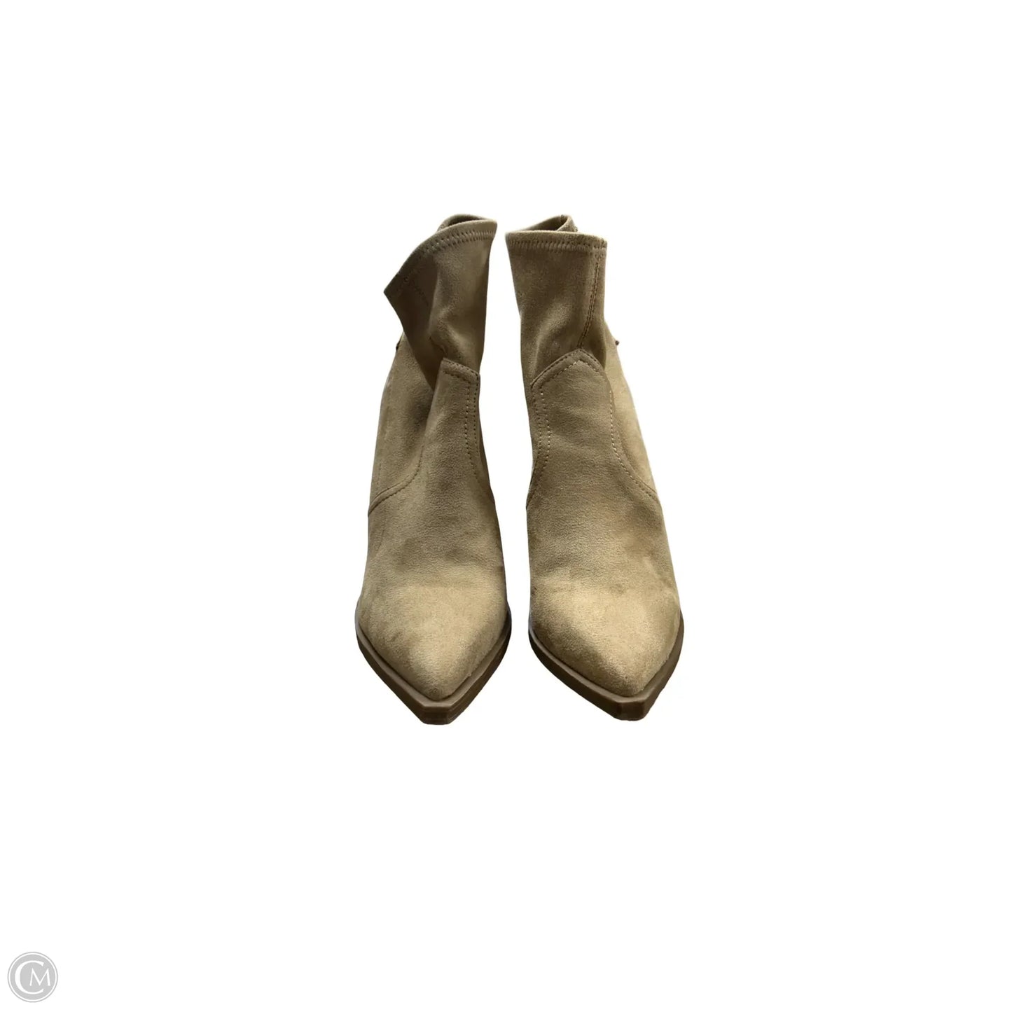 Boots Ankle Heels By Mia In Tan, Size: 8
