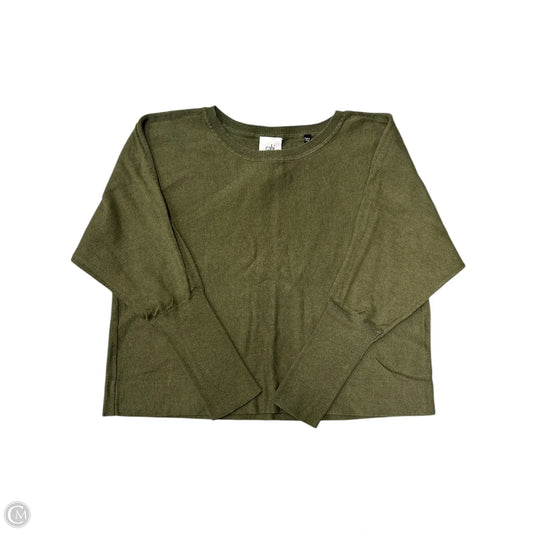 Top Long Sleeve By Cabi In Green, Size: S
