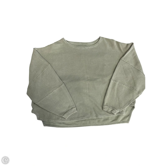 Sweatshirt Crewneck By We The Free In Green, Size: M