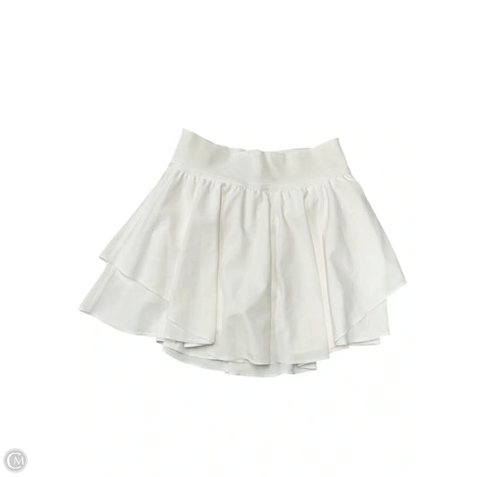 Athletic Skort By Lululemon In White, Size: 0