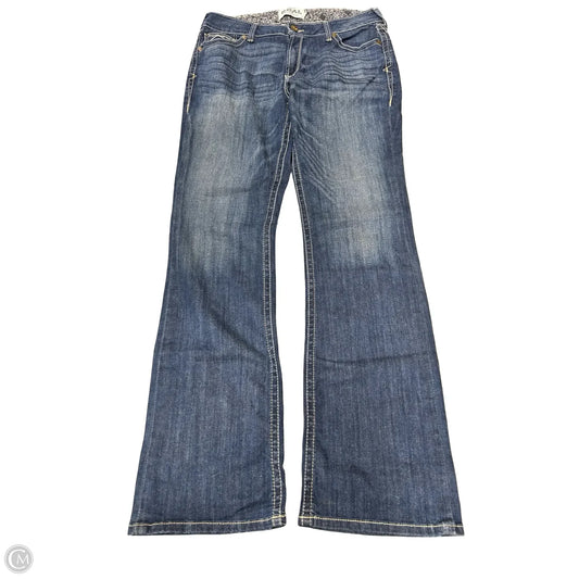 Jeans Boot Cut By Ariat In Blue Denim, Size: 18