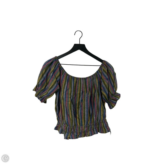 Top Short Sleeve By Easel In Multi-colored, Size: S