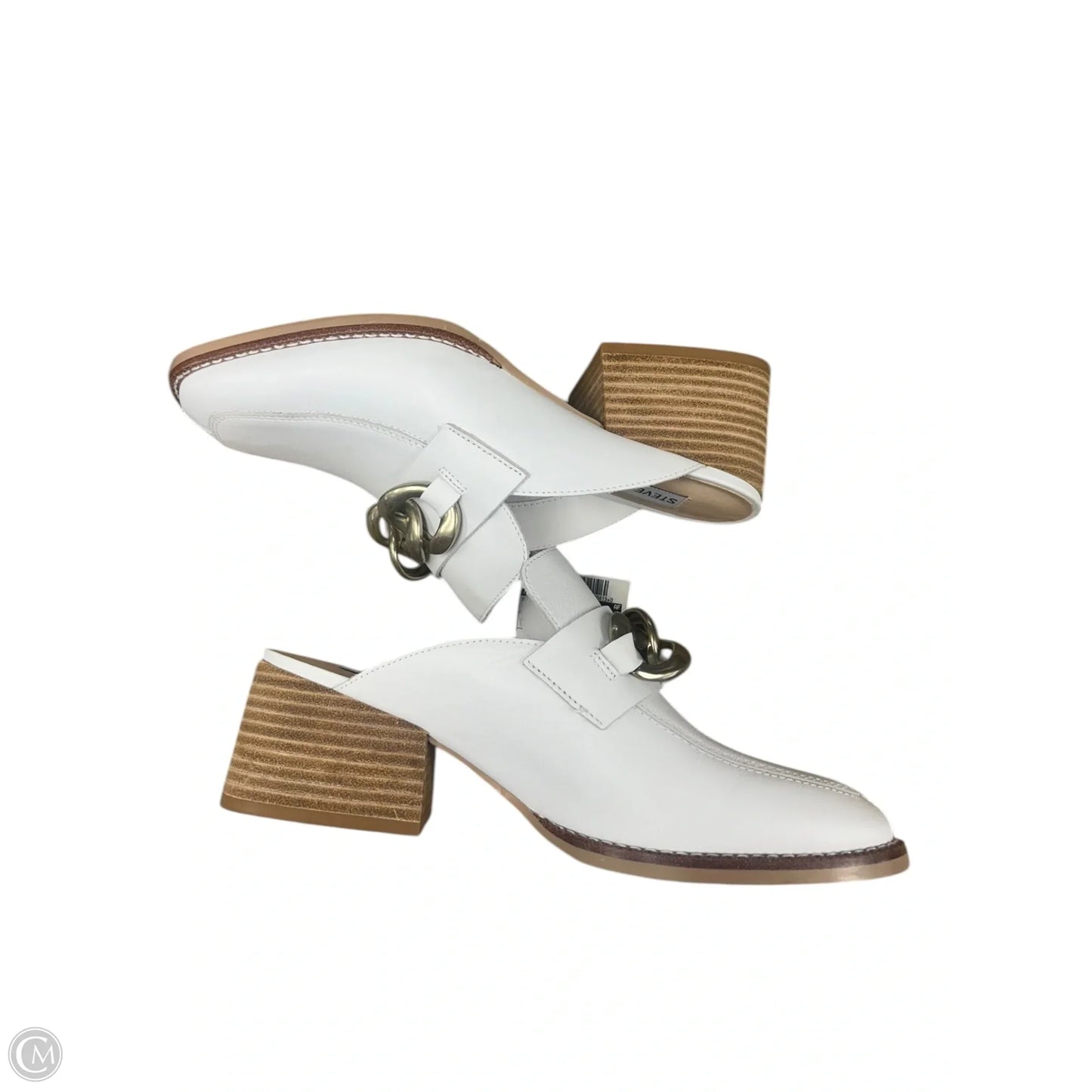 Shoes Heels Block By Steve Madden In White, Size: 8.5