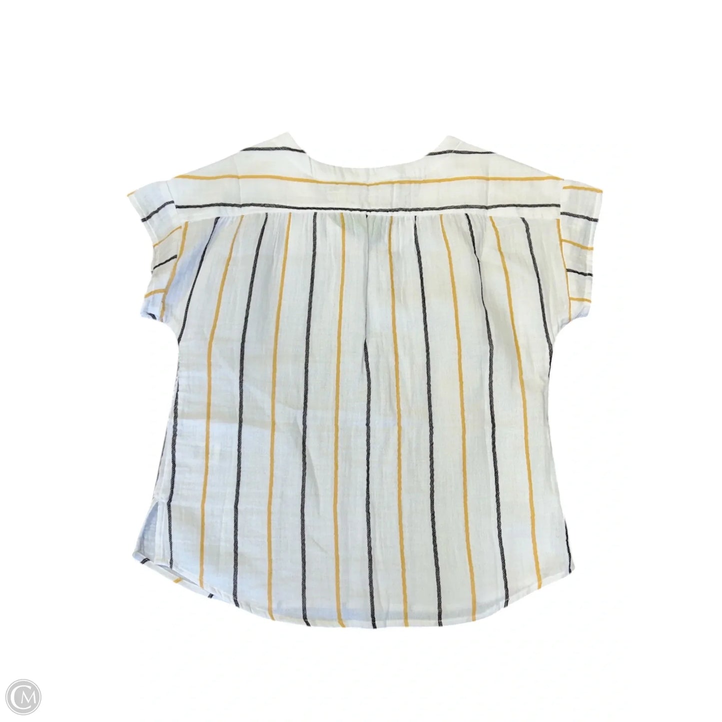 Top Short Sleeve By Aventura In Striped Pattern, Size: S