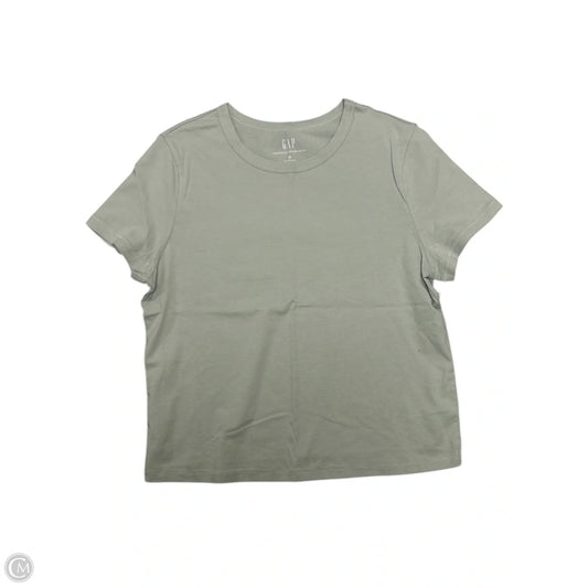 Top Short Sleeve Basic By Gap In Green, Size: M