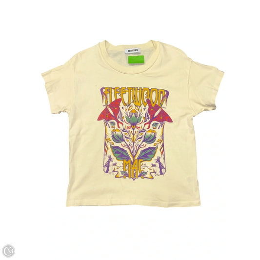 Top Short Sleeve By Daydreamer In Cream, Size: S