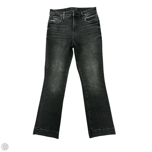 Jeans Flared By Kut In Black Denim, Size: 2