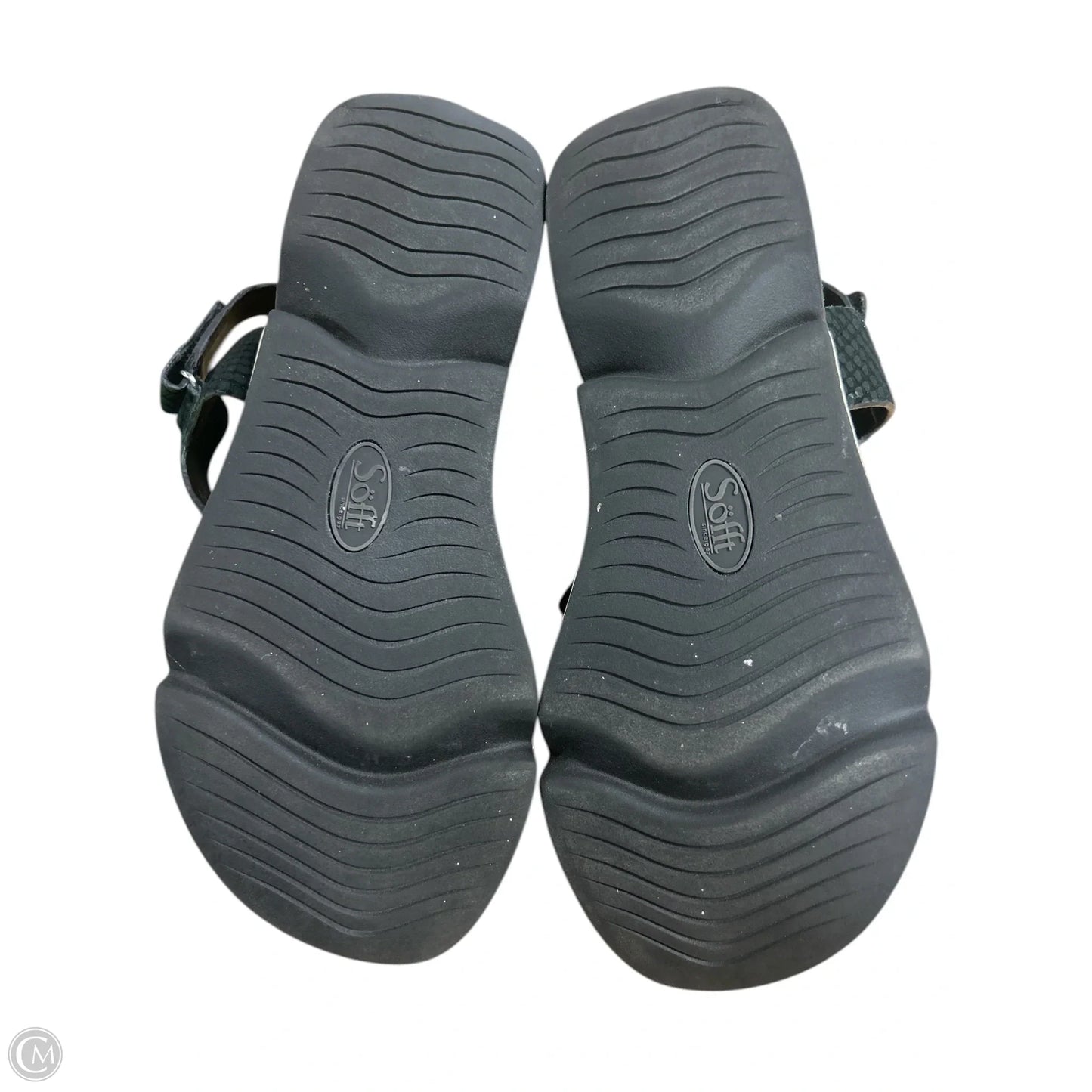 Sandals Heels Platform By Sofft In Black, Size: 8