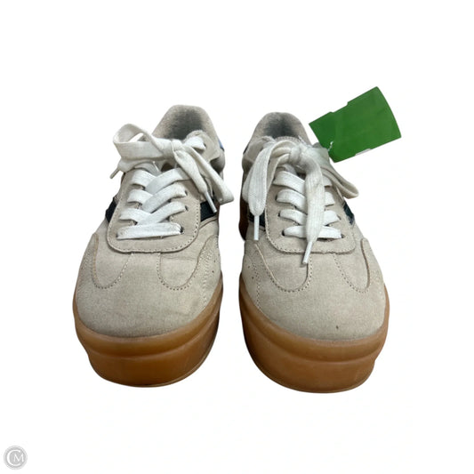 Shoes Sneakers Platform By Madden Girl In Black & Tan, Size: 7