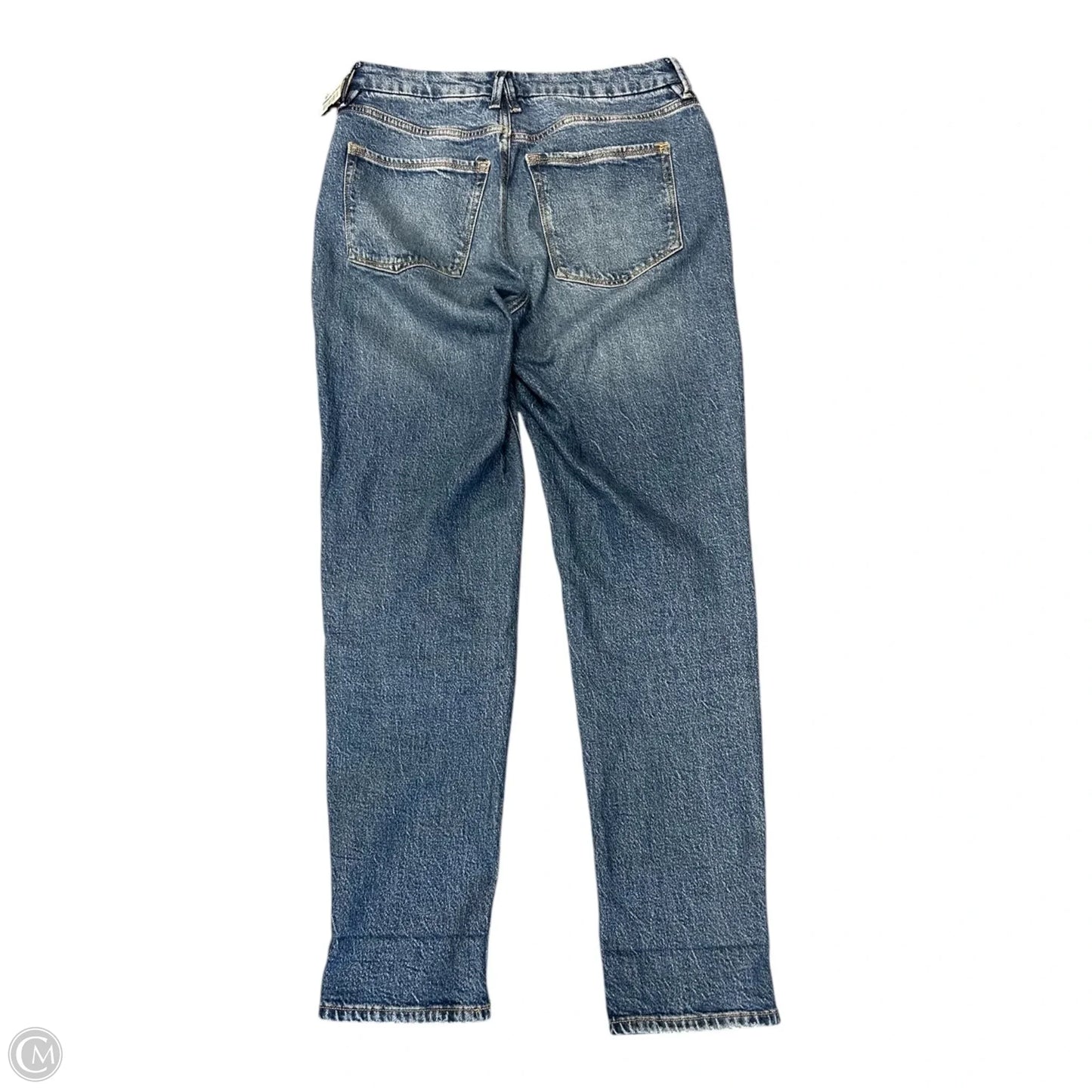 Jeans Straight By Good American In Blue Denim, Size: 4
