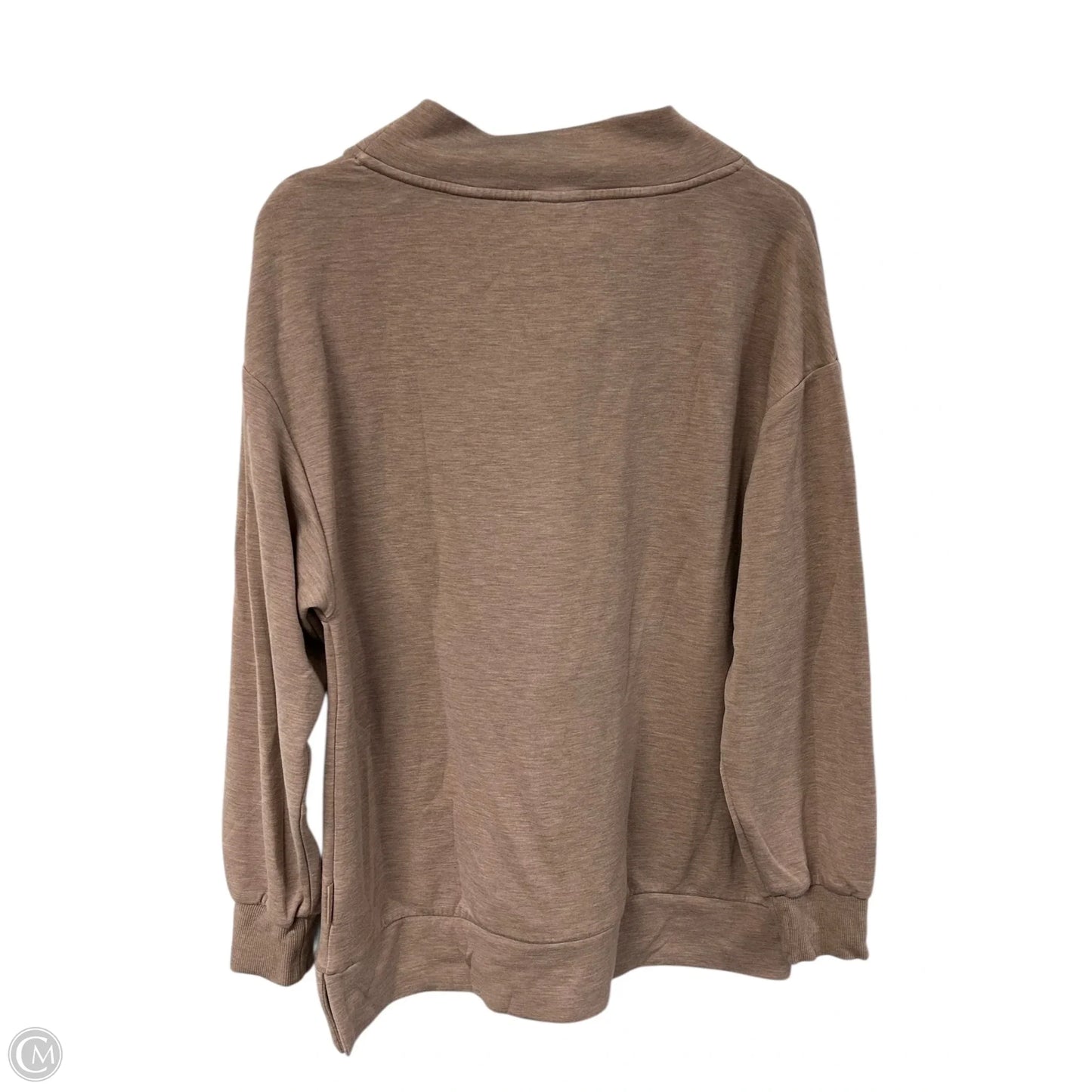 Sweatshirt Crewneck By Varley In Beige, Size: L