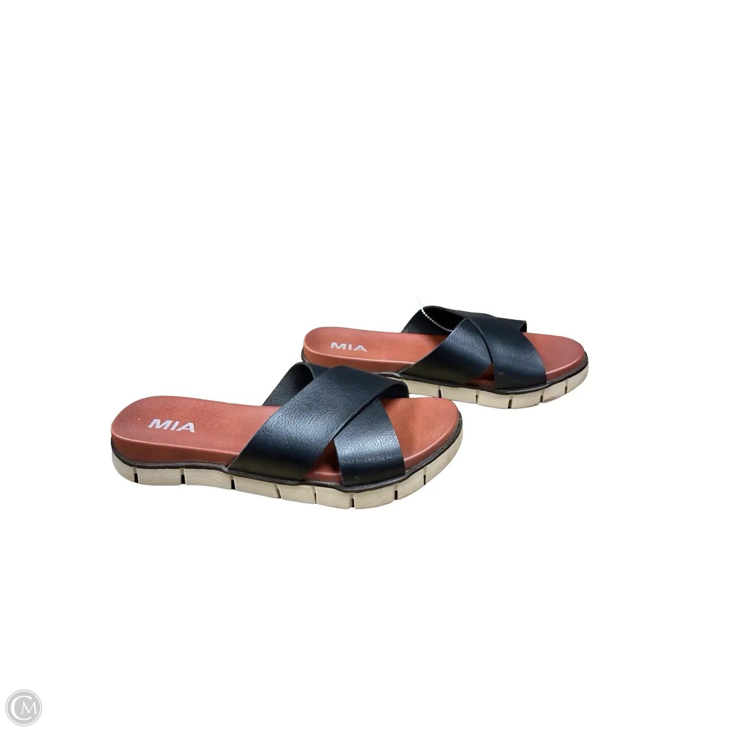 Sandals Flats By Mia In Black, Size: 6.5