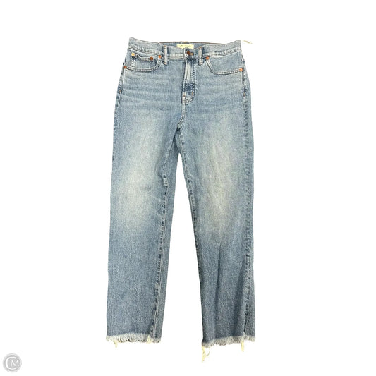Jeans Cropped By Madewell In Blue Denim, Size: 8