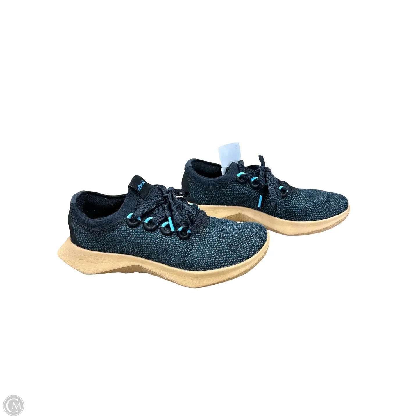 Shoes Athletic By Allbirds In Black & Blue, Size: 9