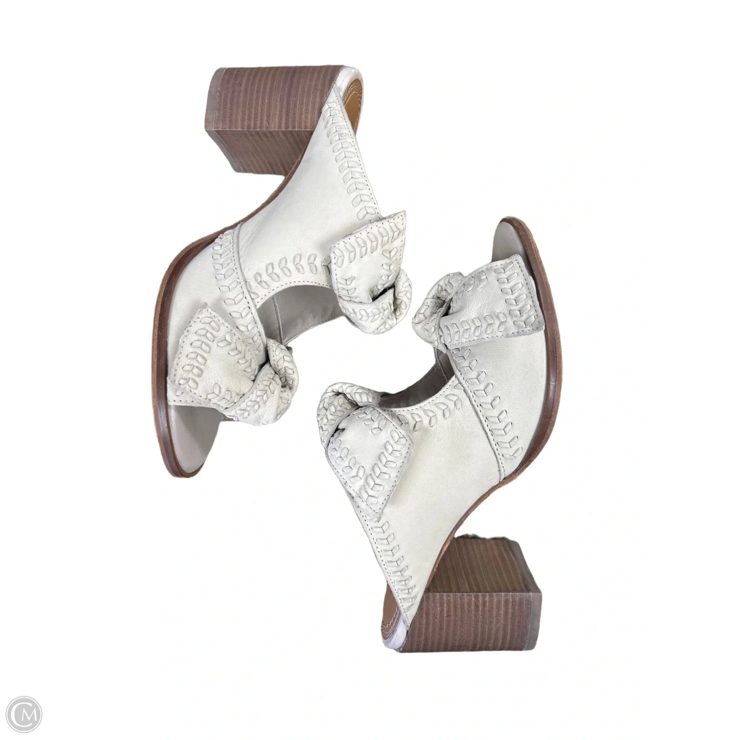 Sandals Heels Block By Lucky Brand In Tan, Size: 9.5