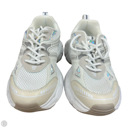 Shoes Athletic By Berness In Cream & White, Size: 10