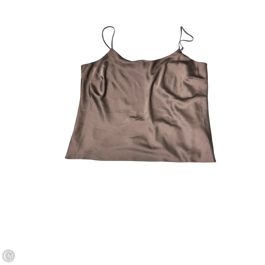 Top Sleeveless By Express In Brown, Size: Xl