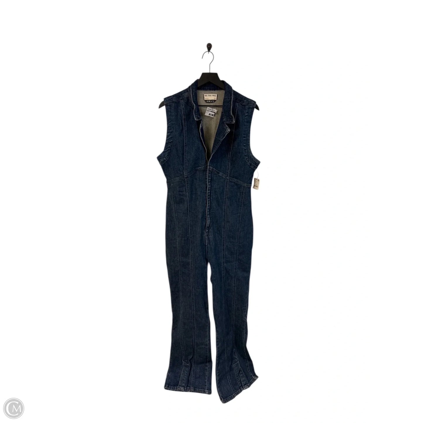 Jumpsuit By We The Free In Blue Denim, Size: Xl