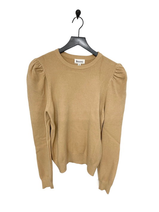 Tan Sweater Clothes Mentor, Size M