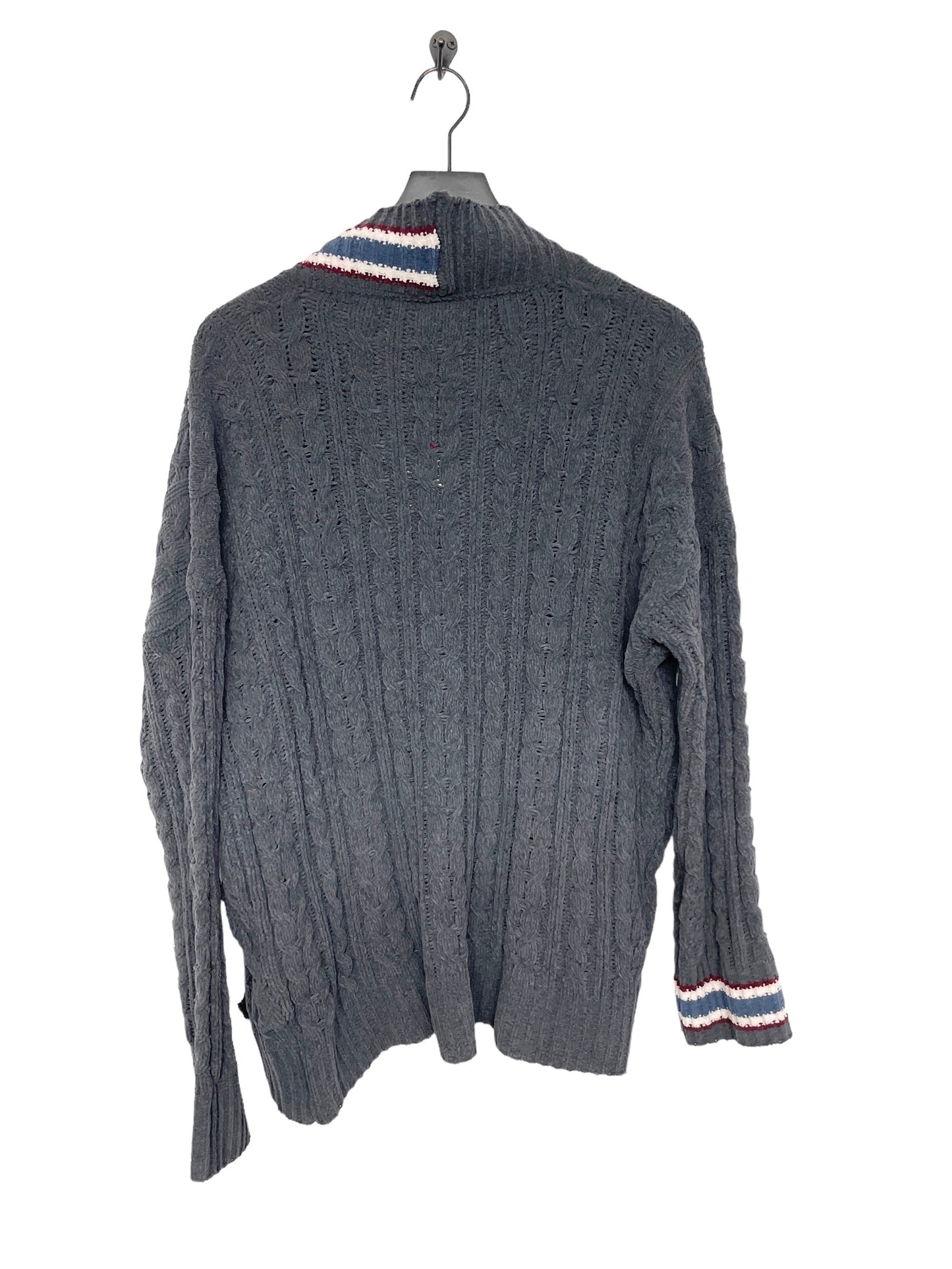 Grey Sweater Cardigan Pol, Size L