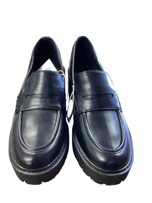 Black Shoes Heels Block Universal Thread, Size 9.5