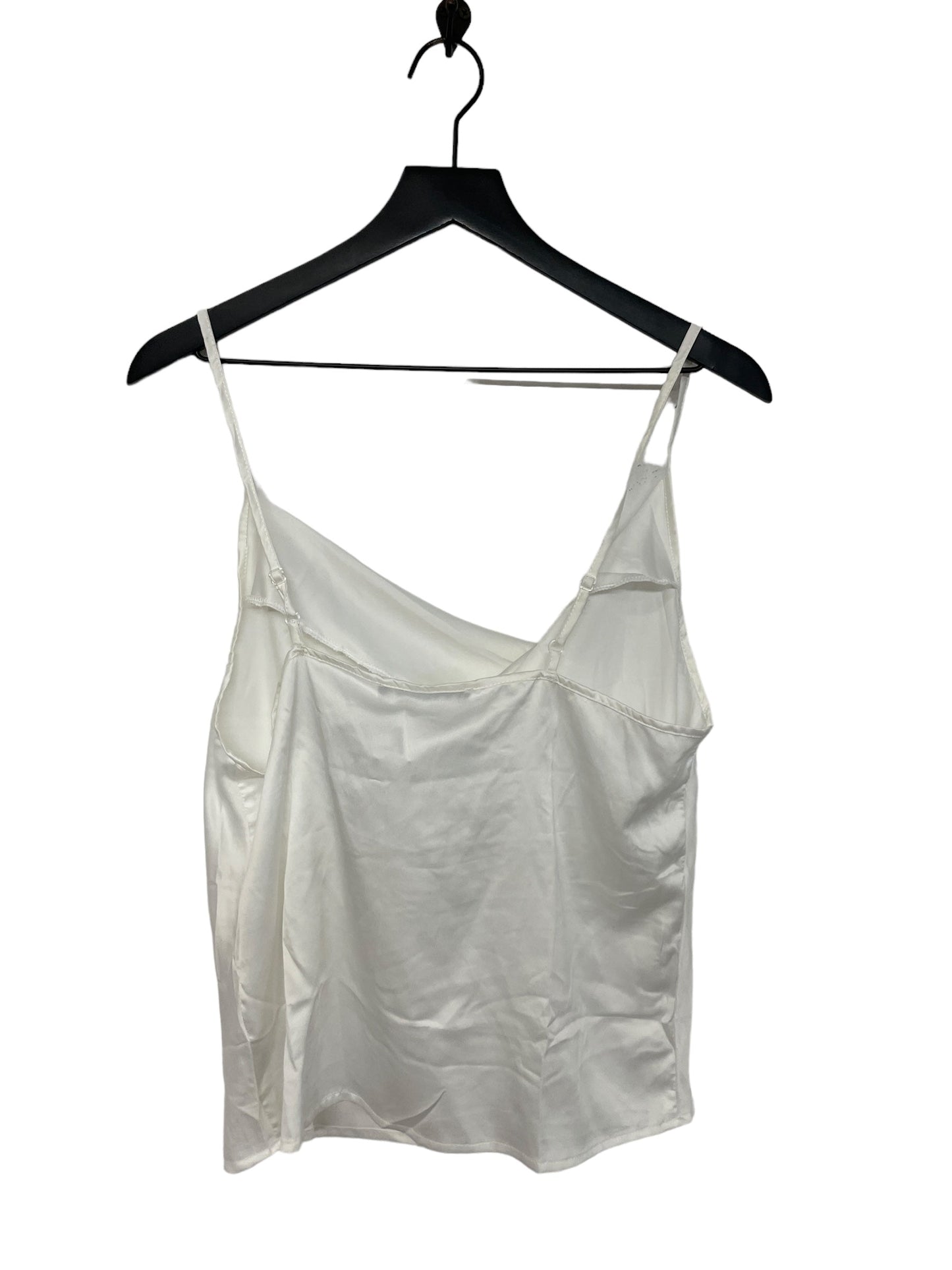 White Top Sleeveless Cme, Size L